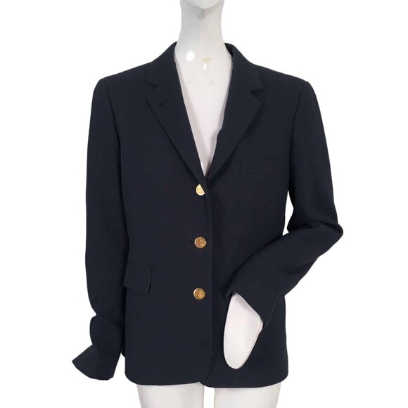 NEW Brooks Brothers x Thom Browne Black Fleece Blazer! 6 8NavyGold Buttons